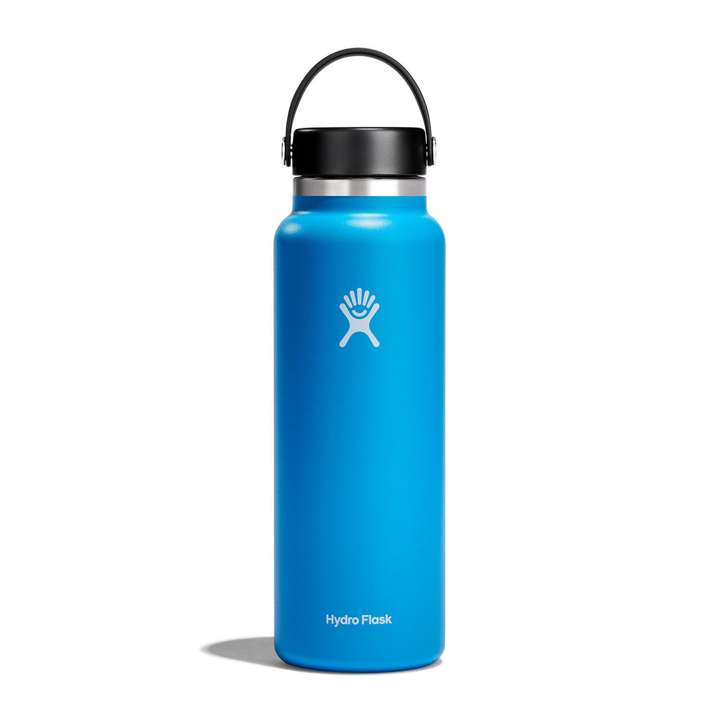 HYDRO FLASK 40 oz Wide Mouth With Flex Straw Cap Water Bottle