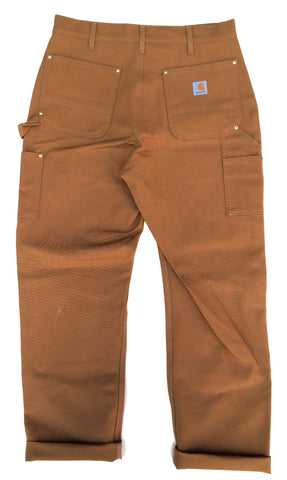 Carhartt B01 Mens Firm Duck DoubleFront Work Dungaree Pant Big  Ta   Rugged Outfitters NJ